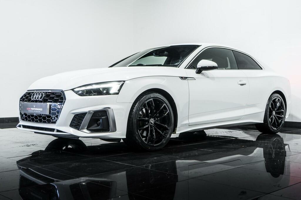Audi A5 2.0 Tdi 35 S Line S Tronic Euro 6 Ss BG71GZO White #5
