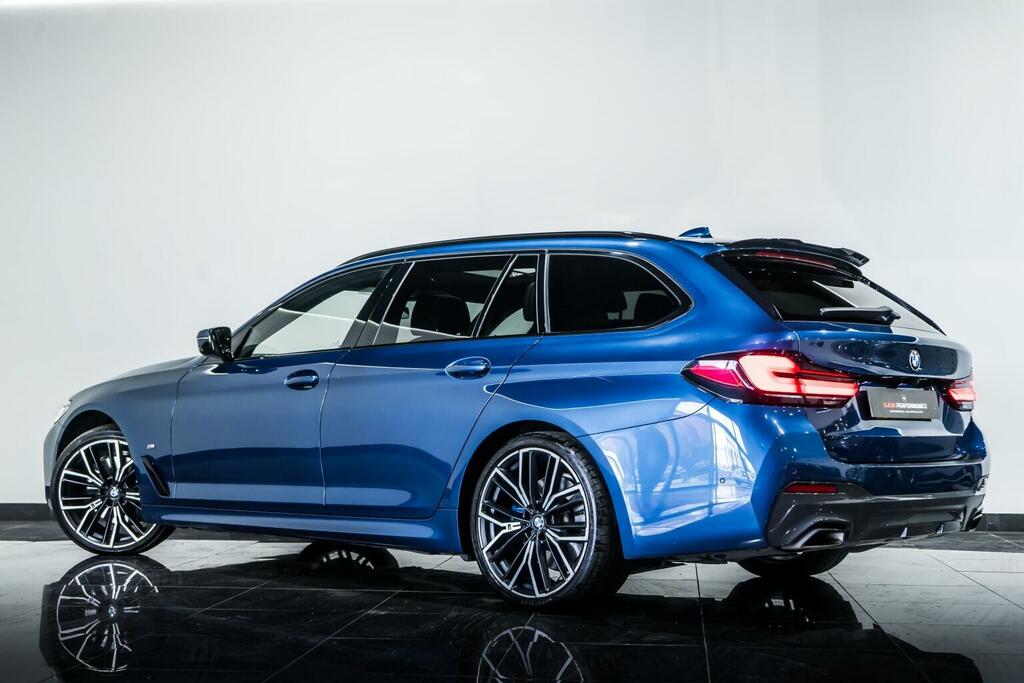 BMW 5 Series 2.0 520D Mht M Sport Touring Steptronic Euro 6 S LC21ARU Blue #4