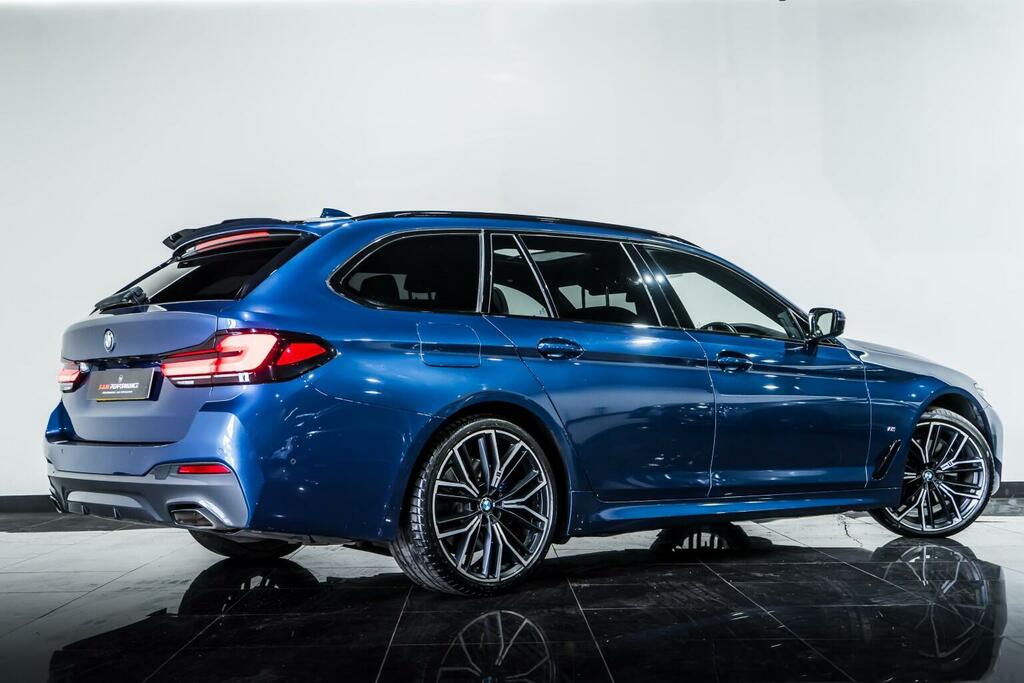 BMW 5 Series 2.0 520D Mht M Sport Touring Steptronic Euro 6 S LC21ARU Blue #5