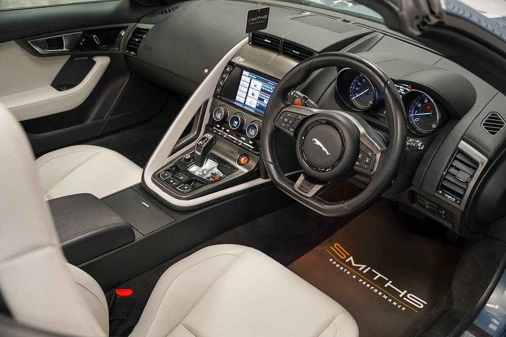 Jaguar F-Type 3.0 V6 S Convertible Euro 5 Ss White #13