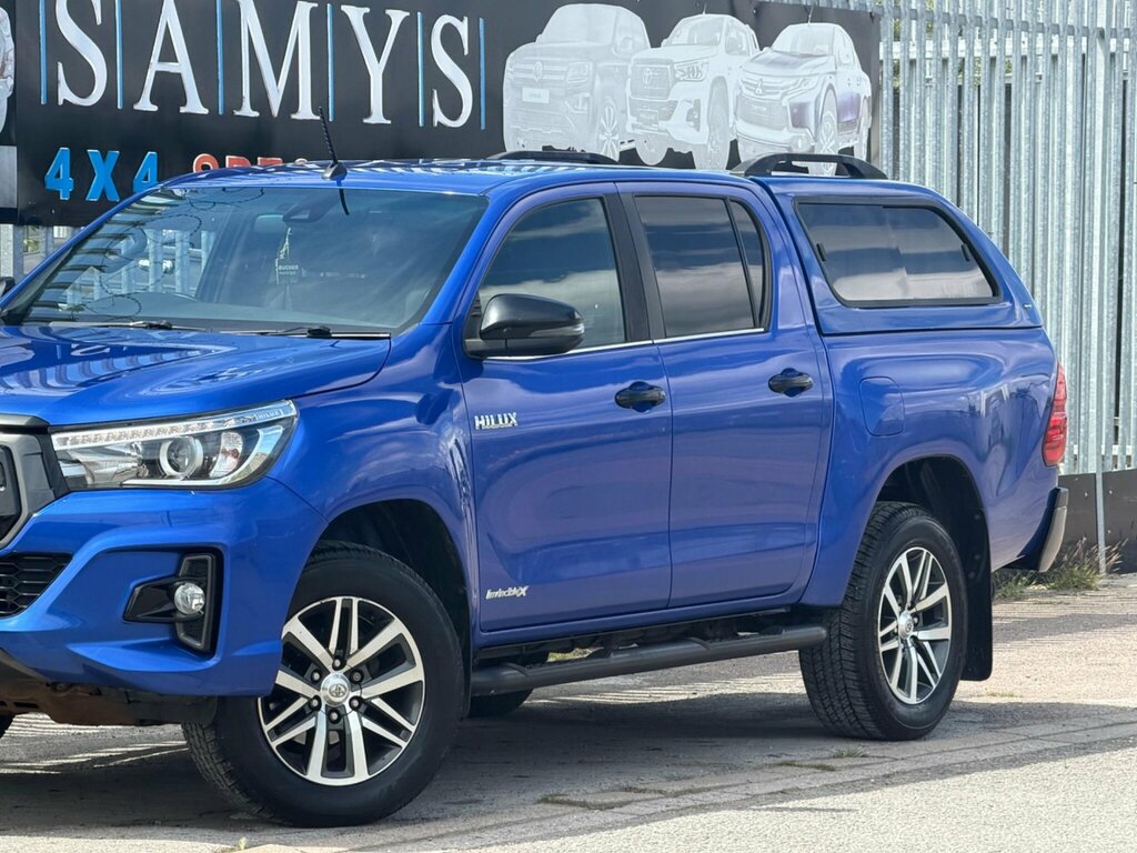 Toyota HILUX 2.4 D-4d Invincible X 4Wd Euro 6 Ss T Blue #3