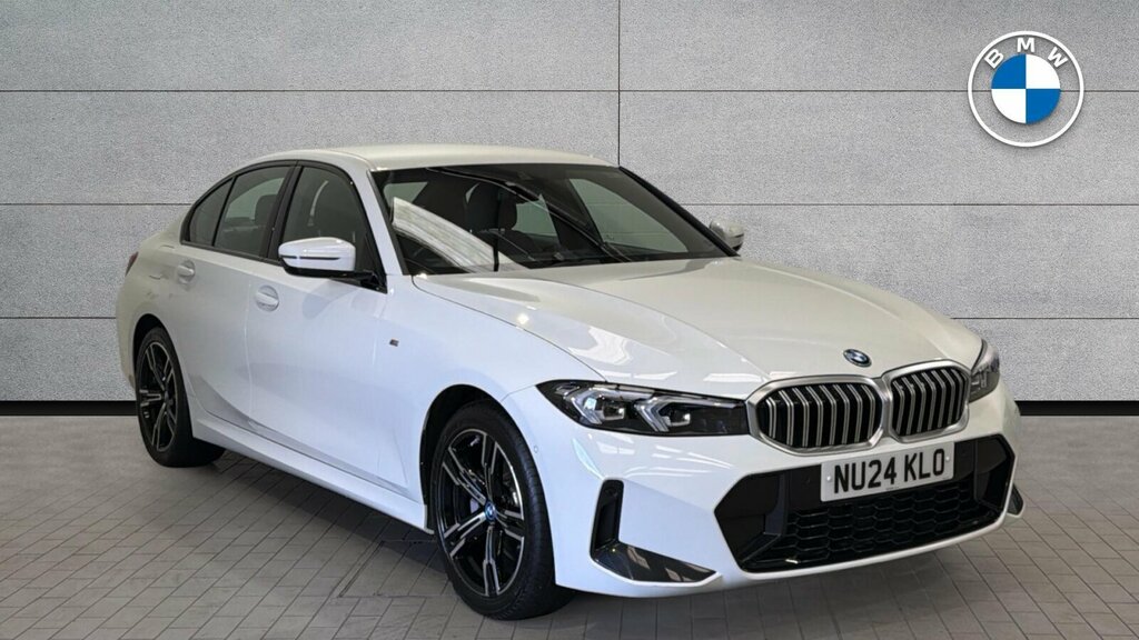 BMW 3 Series 330E M Sport Saloon NU24KLO White