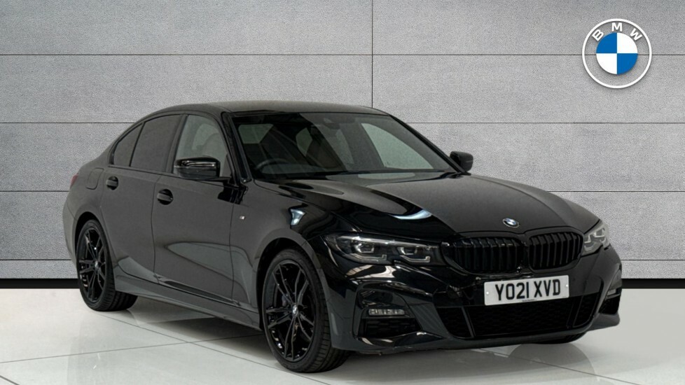 BMW 3 Series 320I Xdrive M Sport Saloon YO21XVD Black