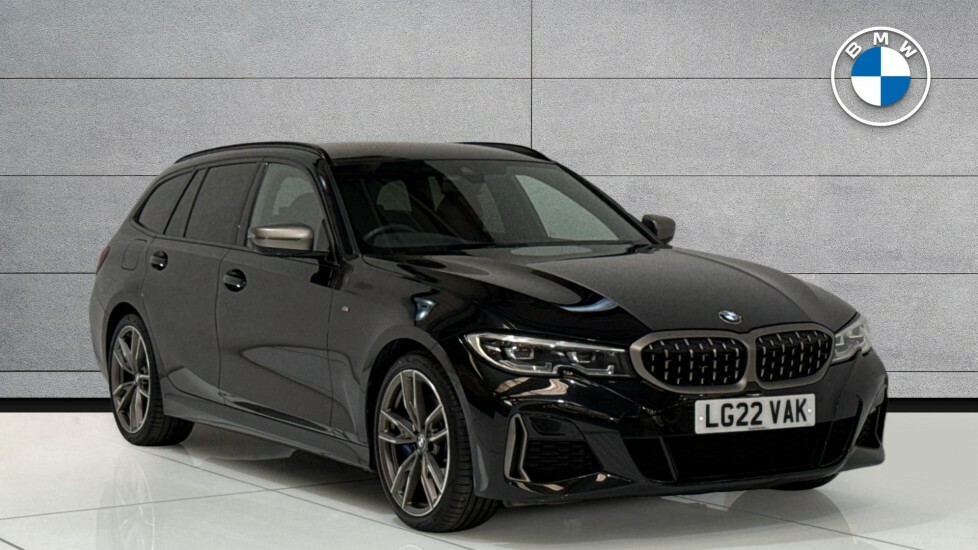 BMW 3 Series M340d Xdrive Touring LG22VAK Black