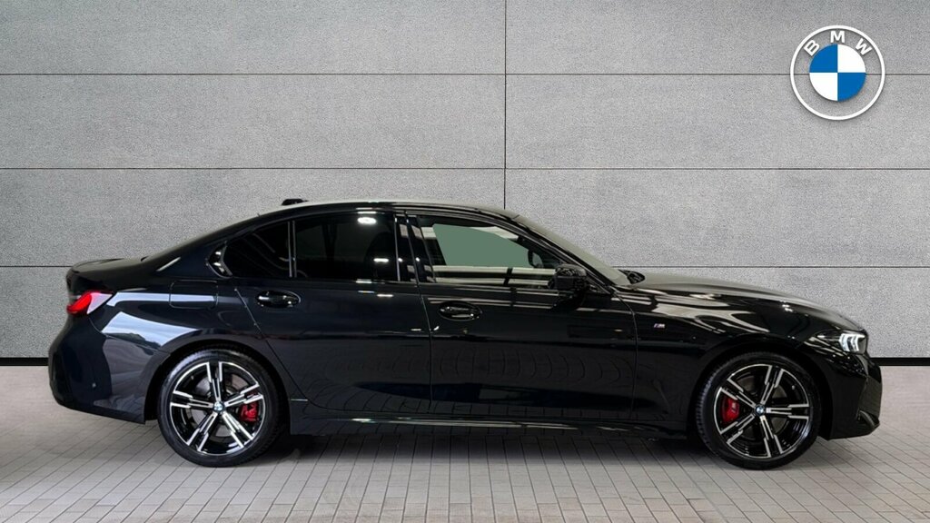 BMW 3 Series 320I M Sport Saloon YY74LHM Black #5