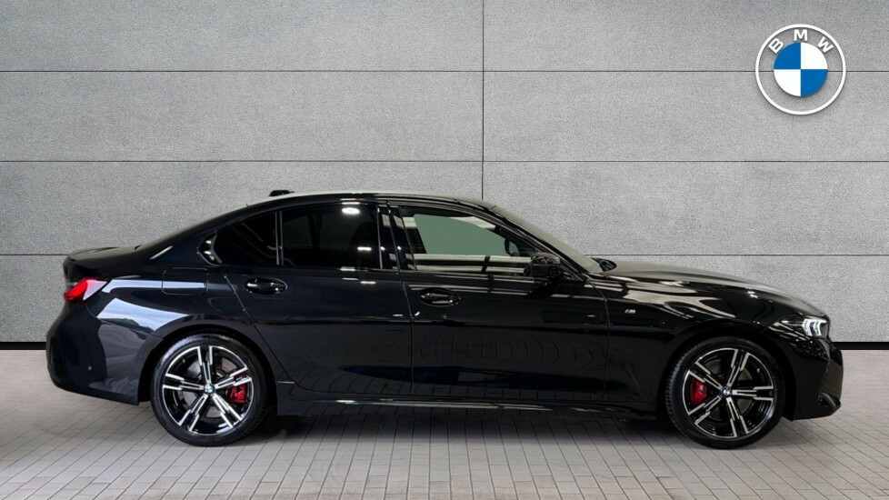 BMW 3 Series 320I M Sport Saloon YY74LHM Black #6