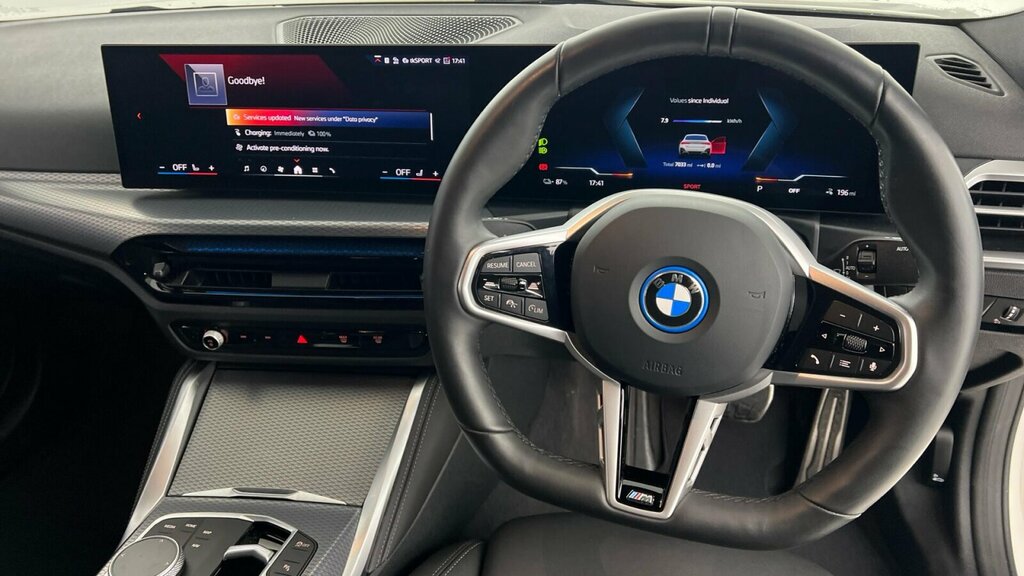 BMW i4 I4 Edrive40 M Sport White #5