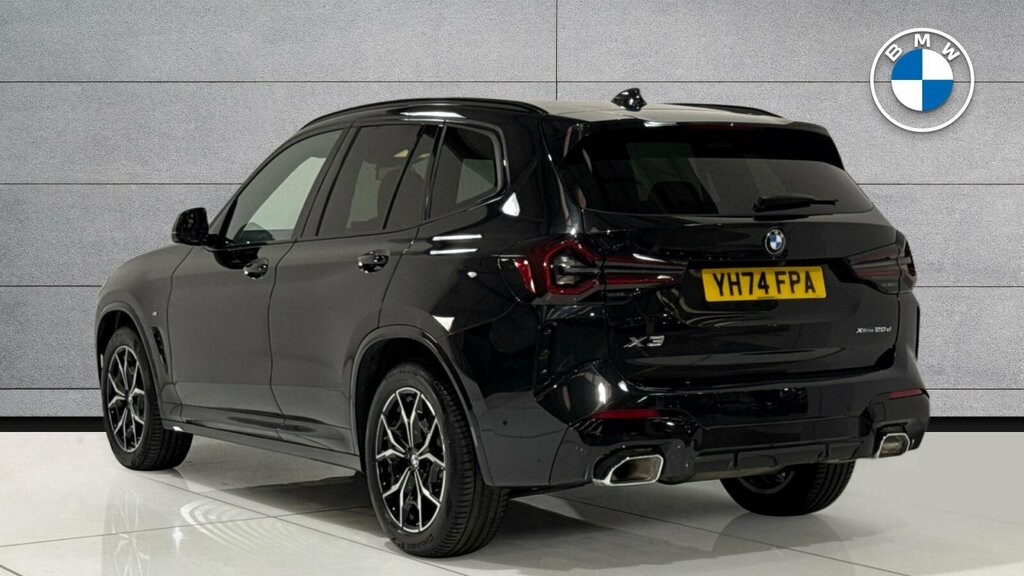 BMW X3 X3 Xdrive20d M Sport YH74FPA Black #4