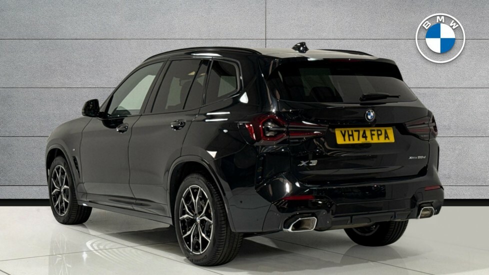 BMW X3 X3 Xdrive20d M Sport YH74FPA Black #3