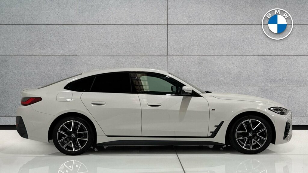 BMW 4 Series Gran Coupe 420I M Sport Gran Coupe White #3