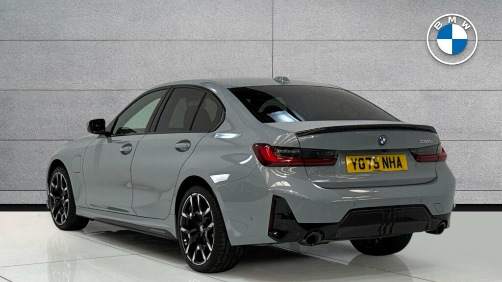 BMW 3 Series 330E M Sport Saloon YG75NHA Grey #2