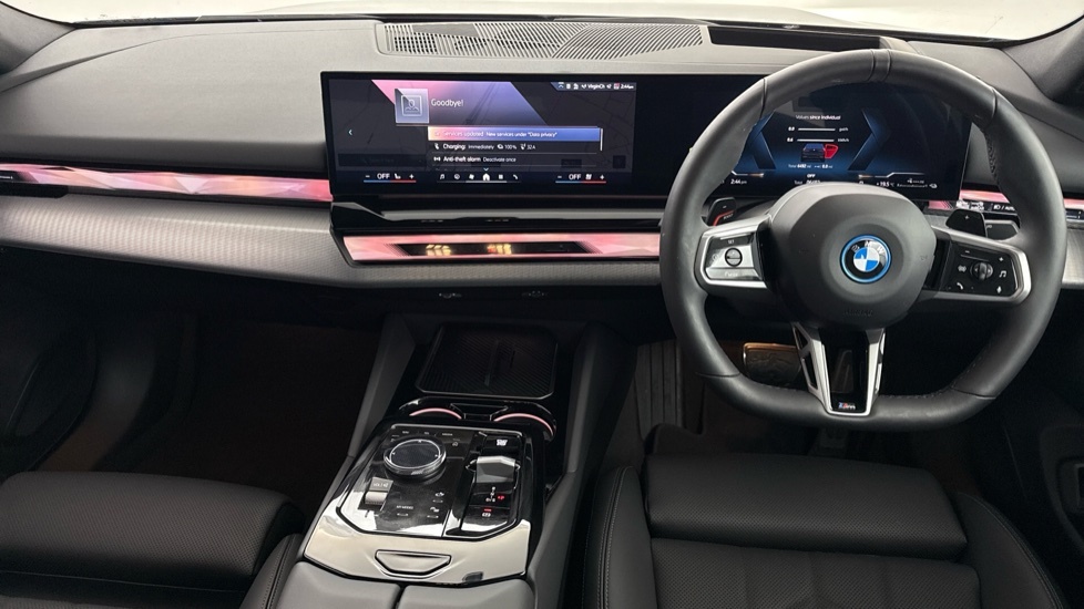 BMW 5 Series 530E M Sport Black #7