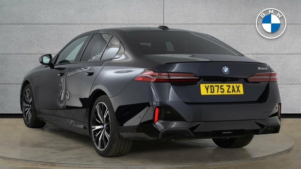 BMW 5 Series 530E M Sport Pro Saloon Black #4