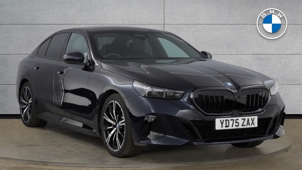 BMW 5 Series 530E M Sport Pro Saloon Black #2