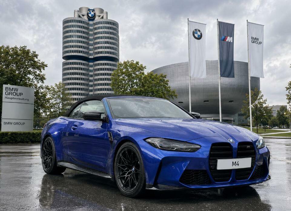 BMW M4 M4 Competition M Xdrive Convertible Blue