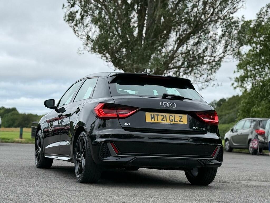 Audi A1 Hatchback 1.0 Tfsi 30 S Line Sportback Euro 6 Ss MT21GLZ Black #6