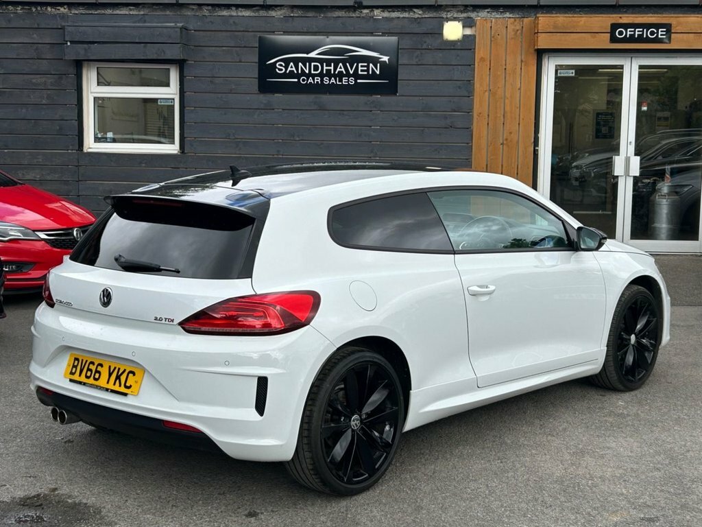 Volkswagen Scirocco 2L R-line Black Edition BV66YKC White #5