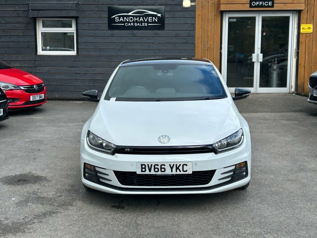 Volkswagen Scirocco 2L R-line Black Edition BV66YKC White #6
