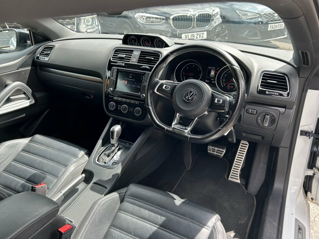 Volkswagen Scirocco 2L R-line Black Edition BV66YKC White #3