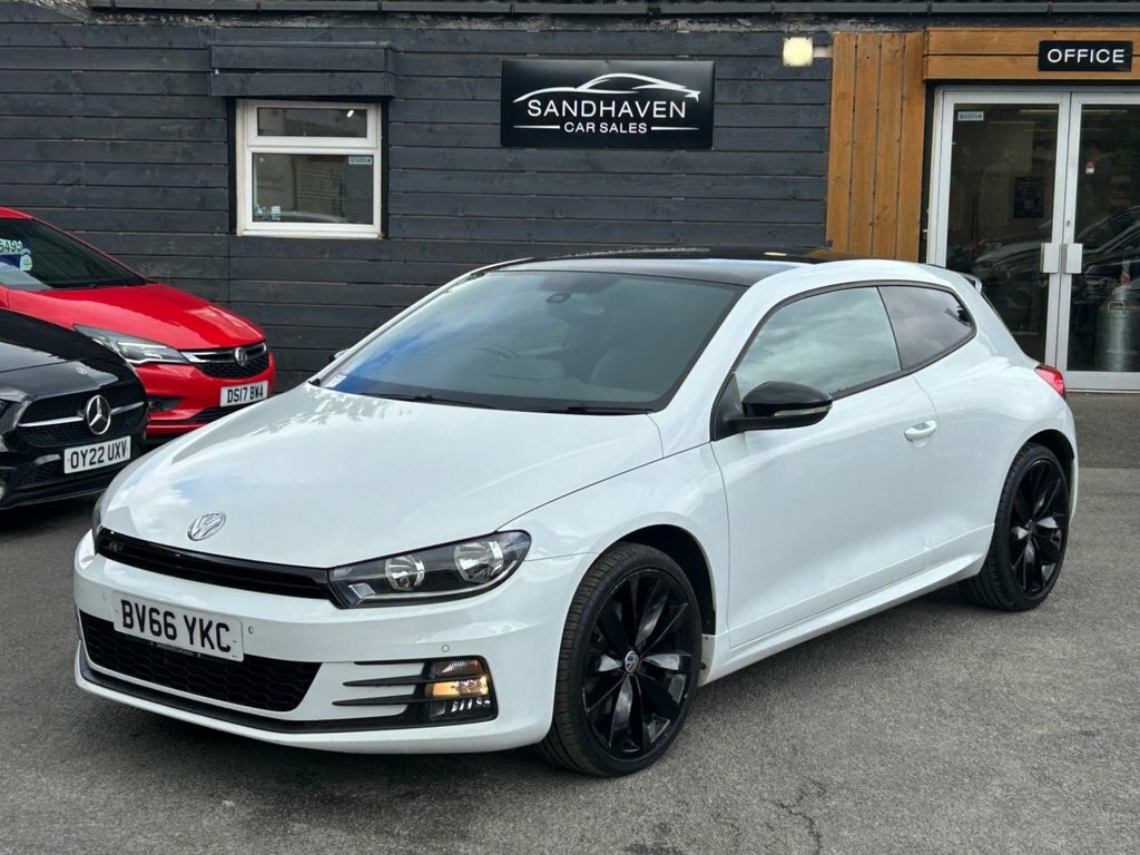 Volkswagen Scirocco 2L R-line Black Edition BV66YKC White #4