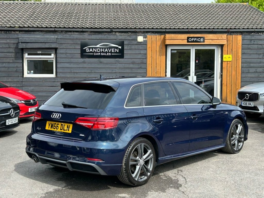 Audi A3 Hatchback YW66DLN Blue #4