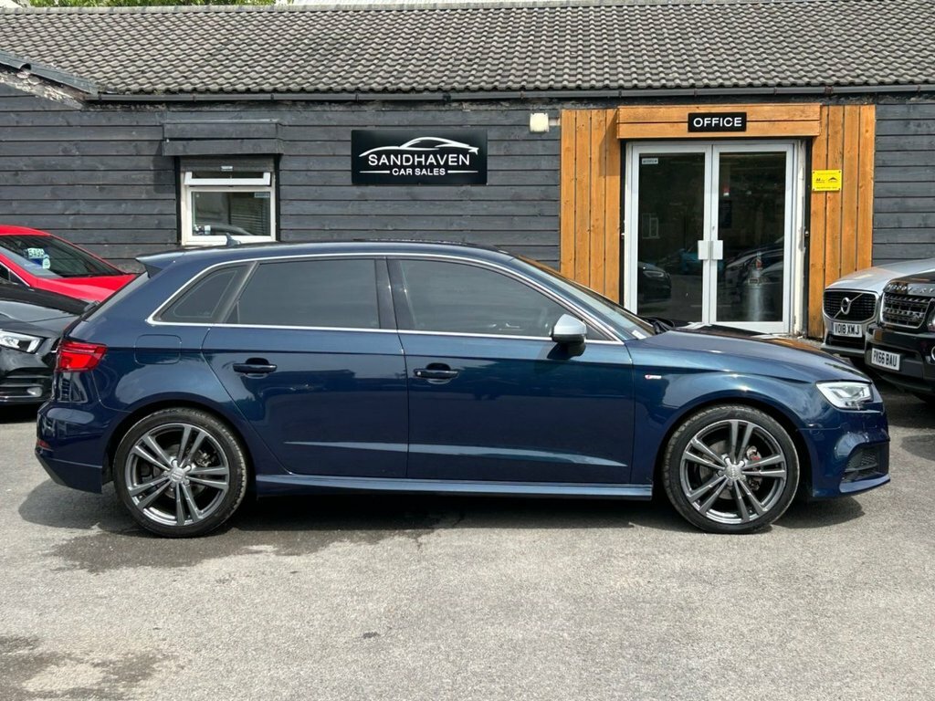 Audi A3 Hatchback YW66DLN Blue #6
