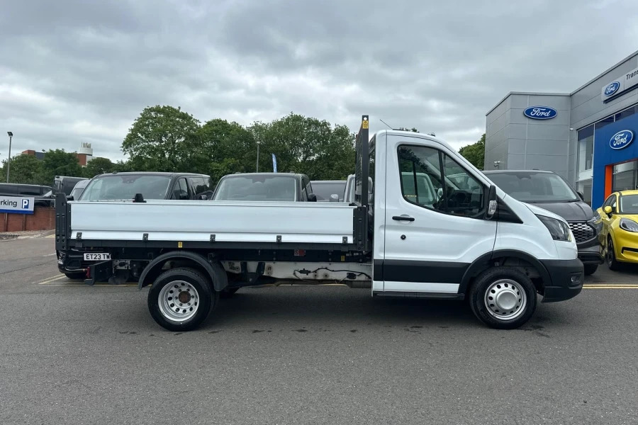 Ford Transit Custom Transit Leader Single Chassis Cab 350 L2 2.0L Ecob WR75HDD White #3