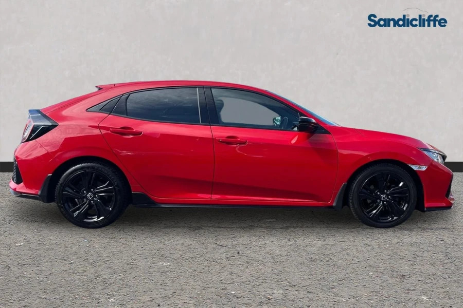 Honda Civic Civic 1.0 Vtec Turbo 126 Sport Line Hatchback NL69KKN Red #3