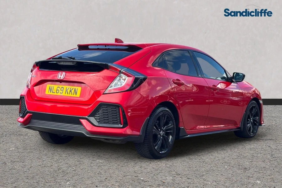 Honda Civic Civic 1.0 Vtec Turbo 126 Sport Line Hatchback NL69KKN Red #4