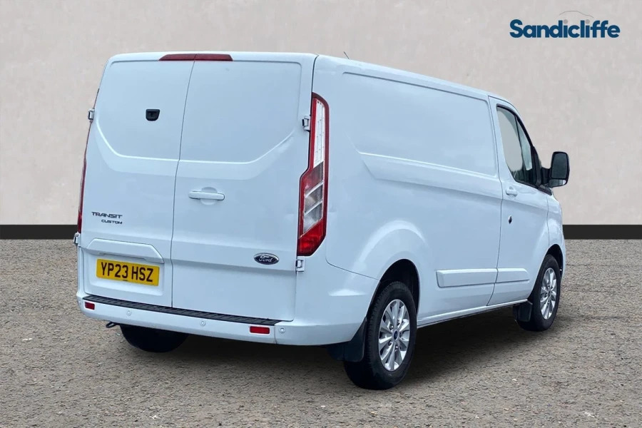 Ford Transit Custom Transit Custom 2.0 Tdci 130Ps Low Roof Limited Van YP23HSZ White #4