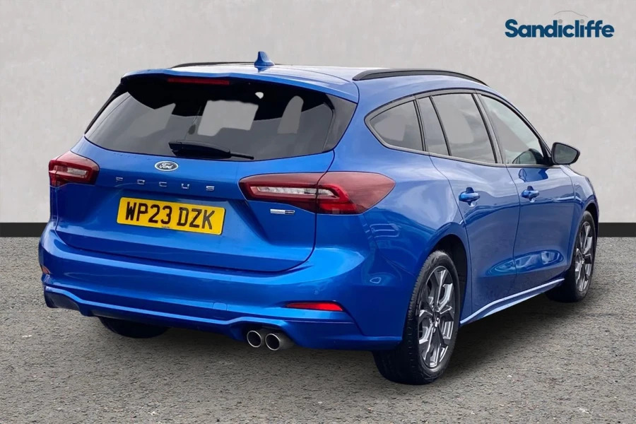 Ford Focus Focus St-line Estate 1.0L Ecoboost 155Ps Mhev Fwd WP23DZK Blue #4