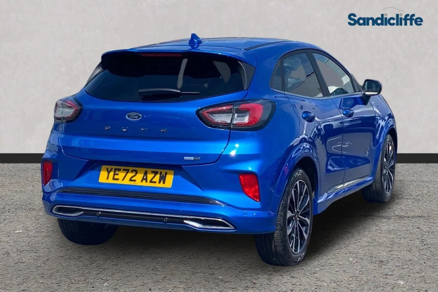 Ford Puma Puma 1.0 L Ecoboost Hybrid Mhev St-line Vignale YE72AZW Blue #4