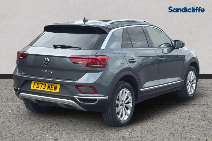Volkswagen T-Roc T-roc 1.5 Tsi Style Dsg Hatchback FD73WEW Grey #4