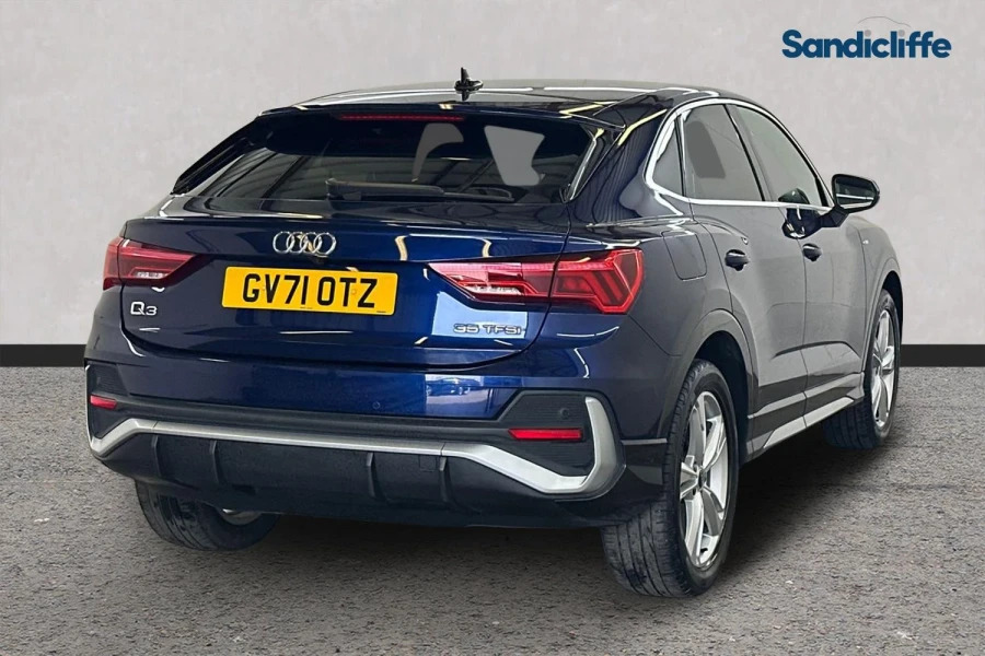 Audi Q3 Q3 35 Tfsi S Line S Tronic Estate GV71OTZ Blue #4