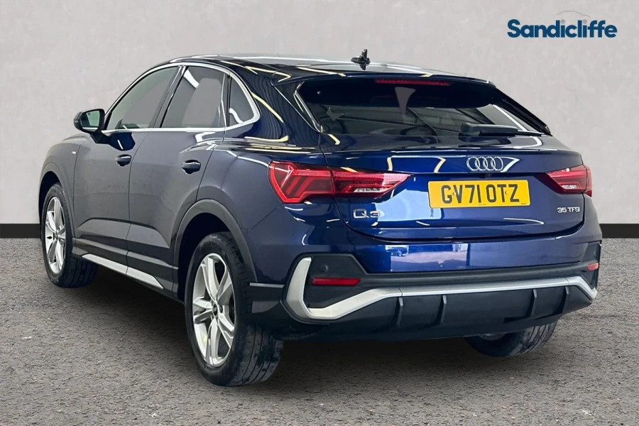 Audi Q3 Q3 35 Tfsi S Line S Tronic Estate GV71OTZ Blue #6