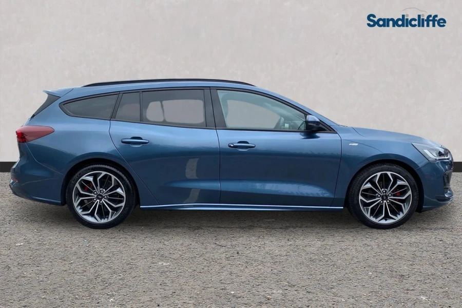 Ford Focus Focus St-line X 1.0L Ecoboost 125Ps Mhev Fw YO24UYM Blue #3