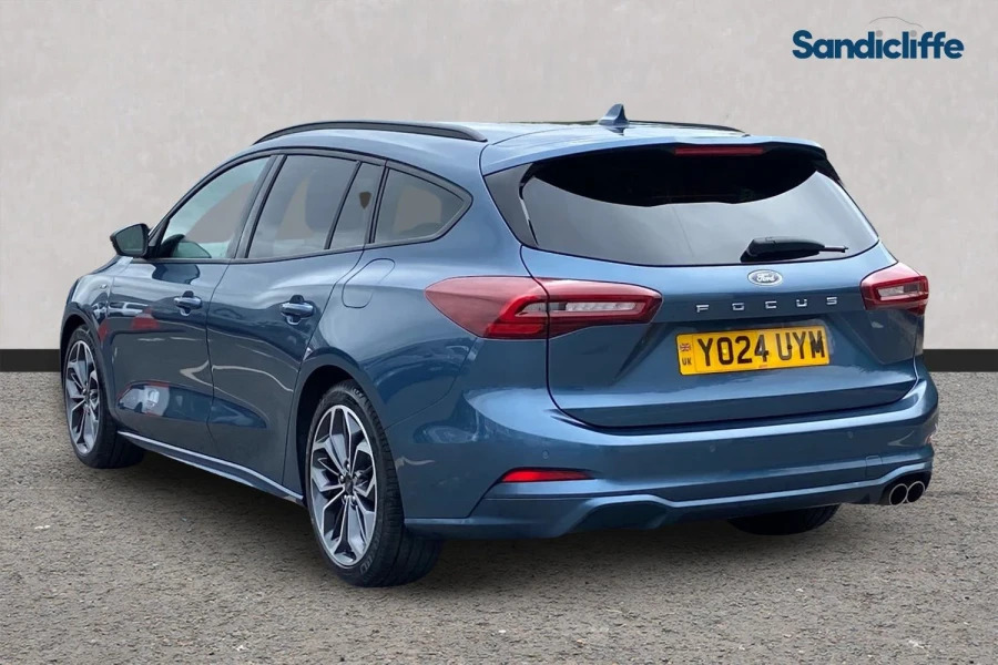 Ford Focus Focus St-line X 1.0L Ecoboost 125Ps Mhev Fw YO24UYM Blue #6