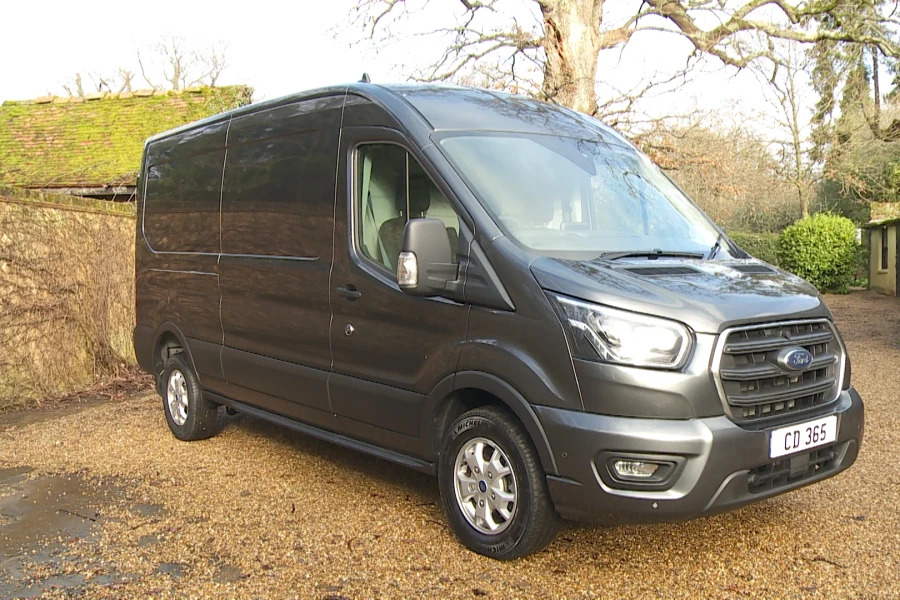 Ford Transit Custom Transit Trend Van 350 L4 2.0L Ecoblue 130Ps Hybrid LC74JVA Silver #2