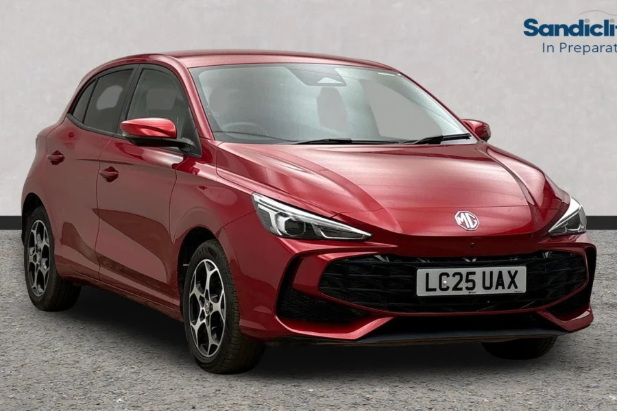 MG MG3 Mg3 1.5 Hybrid Trophy Hatchback Red