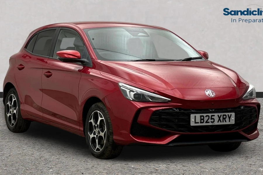 MG MG3 Mg3 1.5 Hybrid Trophy Hatchback Red