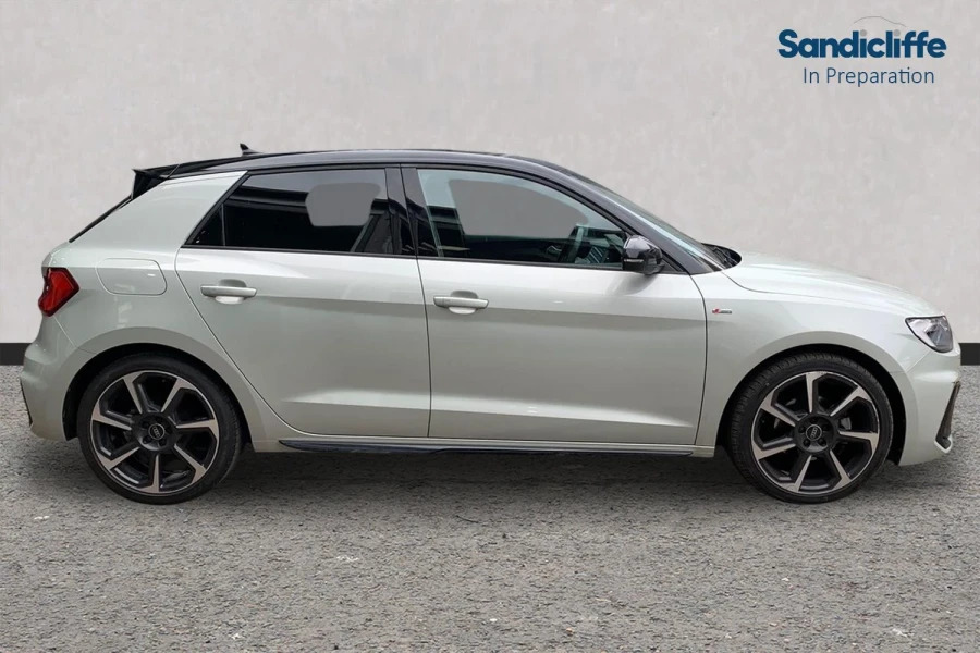 Audi A1 A1 30 Tfsi 110 Black Edition Hatchback GV23UPR Silver #2