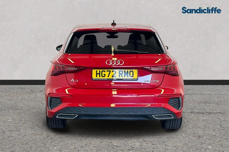 Audi A3 A3 35 Tfsi S Line Hatchback HG72RMO Red #5