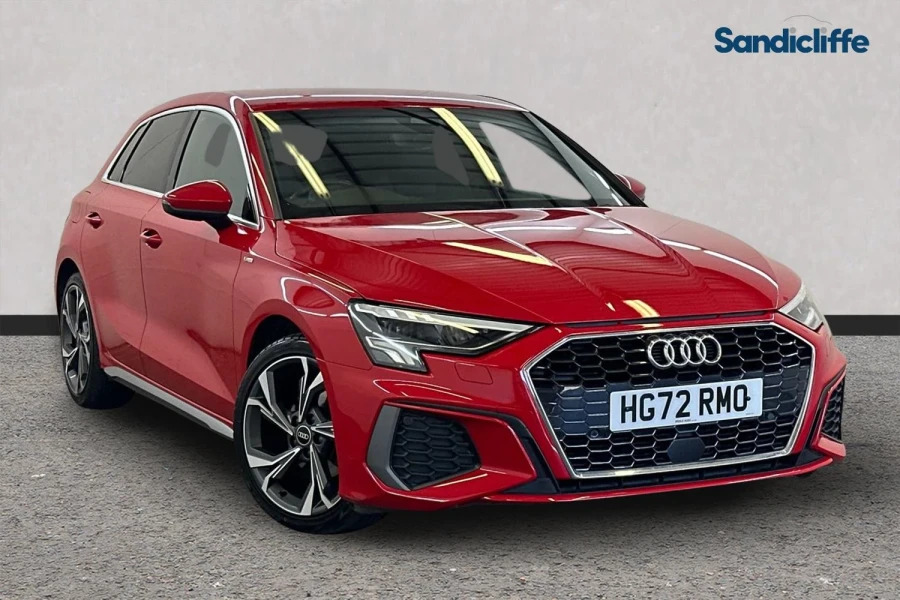 Audi A3 A3 35 Tfsi S Line Hatchback HG72RMO Red