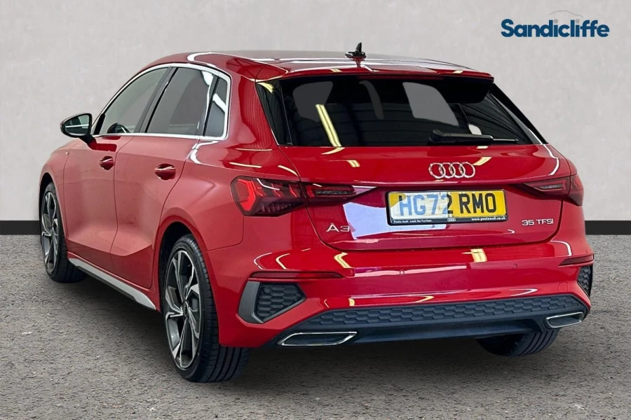 Audi A3 A3 35 Tfsi S Line Hatchback HG72RMO Red #6