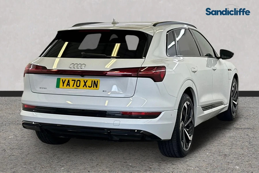 Audi E-tron E-tron 230Kw 50 Quattro 71Kwh Black Edition Au White #4