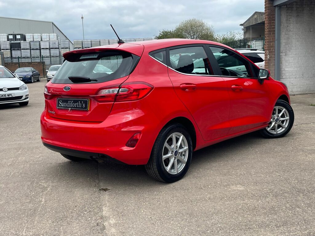 Ford Fiesta 1.1 Ti-vct Zetec Hatchback Euro DF68EWB Red #5