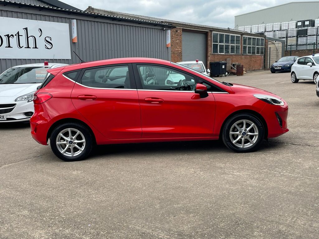 Ford Fiesta 1.1 Ti-vct Zetec Hatchback Euro DF68EWB Red #4