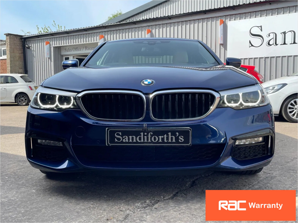 BMW 5 Series 3.0 530D M Sport Saloon Xdrive Eur Blue #2