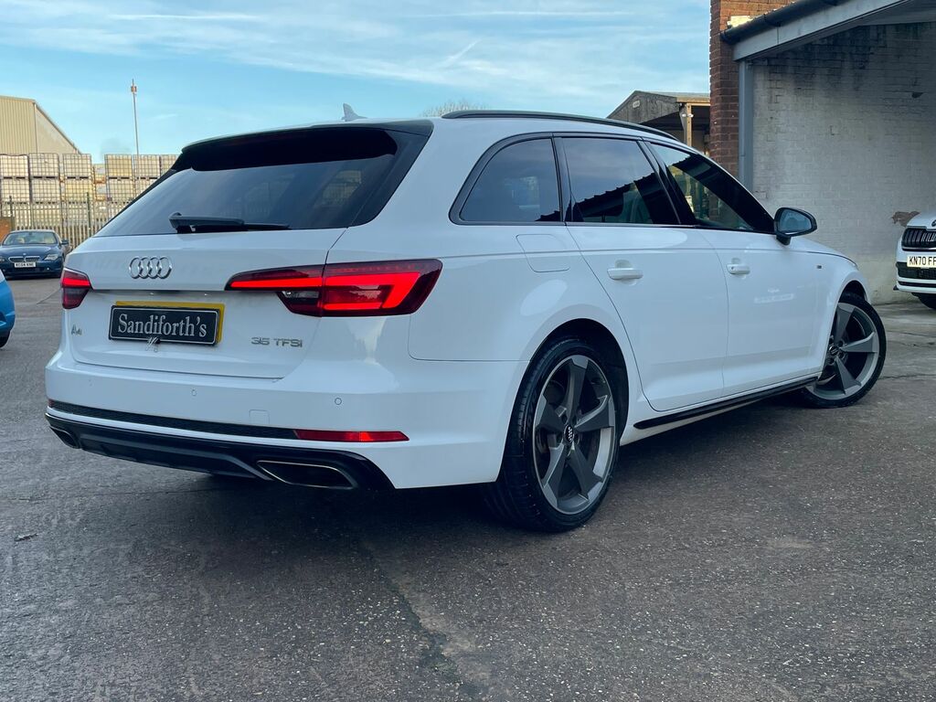 Audi A4 Avant 2.0 Tfsi 35 Black Edition Estate SV19UAC White #5