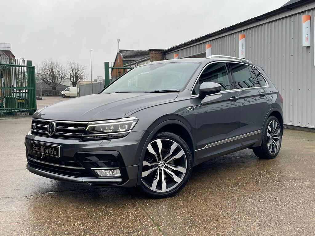 Volkswagen Tiguan 2.0 Tdi Bluemotion Tech R-line Suv Dsg L17UTV Grey #3